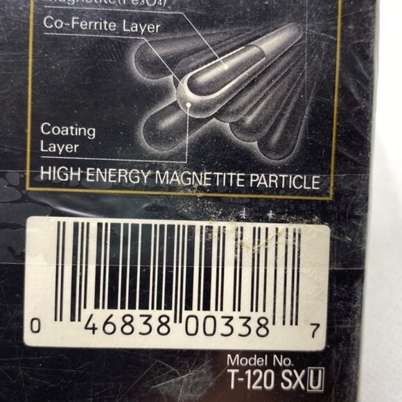 JVC T-120 SX High Energy Blank VHS Tape Factory Sealed - Picture 4 of 9